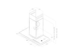Hút mùi áp tường Elica BIO WH/A 90 ROVERE PRF0120966