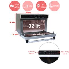 Lò vi sóng có nướng Electrolux 32 lít EMS3288X