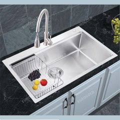 Chậu rửa bát 1 hố inox 304 EUS58050 – Eurogold