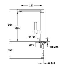 Vòi rửa teka FO 915