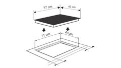 Bếp Điện Từ Munchen GM6318X bếp ba vùng nấu kết hợp điện và từ tiện lợi