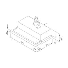 Hút mùi âm tủ Malloca H205.7WG