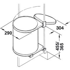 THÙNG RÁC HAFELE 502.12.023