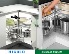 Mâm xoay 270 độ  1/2 inox 304 101021(450) – Higold