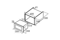 Lò vi sóng âm tủ CATA MC - 25 D ENC