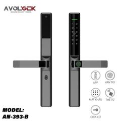 Khóa cửa nhôm thông minh Avolock AN-393-B