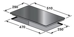 Bếp từ Domino 2 vùng nấu Eurosun EU-T506DO