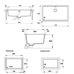 CHẬU ĐÁ ĐƠN HAFELE HS20-GEN1S80 570.30.800