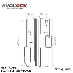 Khóa cửa thông minh Avolock AL-82FRVT-B
