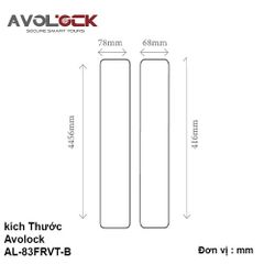 Khóa cửa thông minh Avolock AL-83FRVT-B
