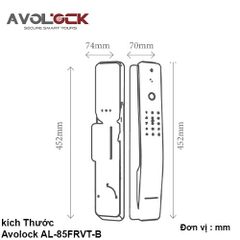 Khóa cửa thông minh Avolock AL-85FRVT-B