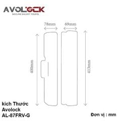 Khóa cửa thông minh Avolock AL-87FRV-G