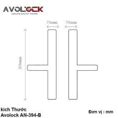 Khóa cửa thông minh Avolock AN-394-B