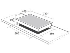 BẾP TỪ 2 VÙNG NẤU EUROSUN EU-T715Pro
