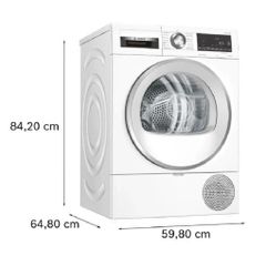MÁY SẤY BƠM NHIỆT BOSCH WQG233C90 8KG SERIE 6