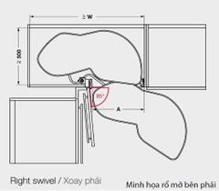 RỔ GÓC LÁ PHẢI