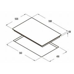 Bếp từ Cata ISB 603 BK
