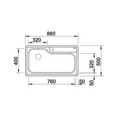 Chậu rửa bát Blanco PLENTA 9