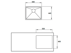 Chậu đơn inox Hafele 4219F 567.20.397