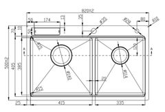 Chậu rửa bát âm Konox KN8250TD
