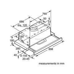 Máy Hút Mùi Bosch DFT93AC50 90mm