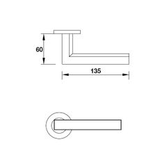 Khóa cửa Hafele 903.99.033