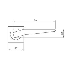 Khóa cửa vệ sinh Hafele 901.98.050