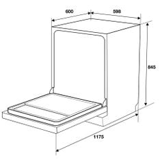 MÁY RỬA BÁT HAFELE HDW-F6051S 538.21.370