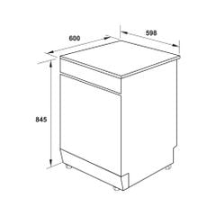 Máy rửa bát độc lập Hafele HDW-F60G 535.29.590