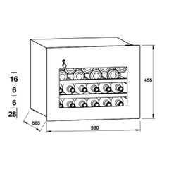 TỦ RƯỢU ÂM HAFELE HW-C62BB 533.17.001