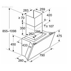 MÁY HÚT MÙI BOSCH DWK81AN60