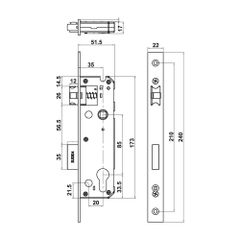 KHÓA ĐIỆN TỬ CỬA NHÔM HAFELE DL6600 912.20.145