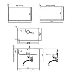CHẬU RỬA BÁT HAFELE HS24-SSN1S-760 567.24.407