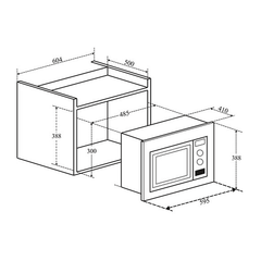 Lò vi sóng kết hợp nướng Eurosun MWO-30EUR