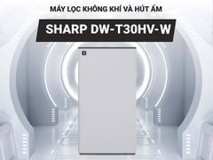 Máy hút ẩm điện tử 30L Sharp DW-T30HV-W