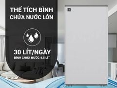 Máy hút ẩm điện tử 30L Sharp DW-T30HV-W