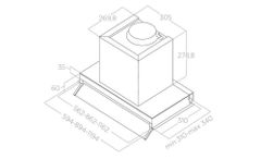 Hút mùi âm tủ Elica BOXIN PLUS