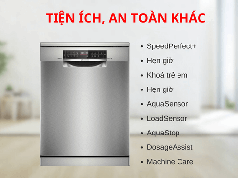 MÁY RỬA BÁT BOSCH SMS6ZCI06E serie 6 zeolith