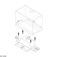 Hút mùi âm tủ Malloca MH 750BI
