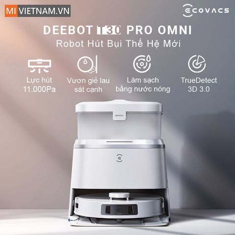 Robot hút bụi lau nhà Ecovacs Deebot T30 Pro Omni