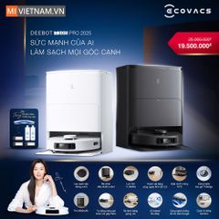 Robot hút bụi lau nhà Ecovacs Deebot T30S Pro 2025