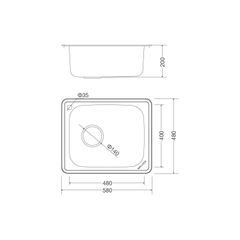Chậu rửa Inox Malloca MS 1023