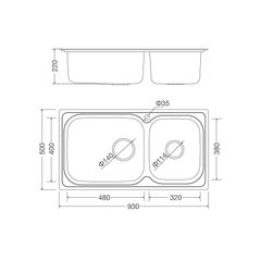 Chậu rửa inox Malloca MS 2025