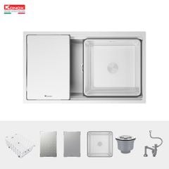 Chậu rửa âm bàn Konox KN7644SU Dekor