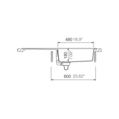 CHẬU ĐÁ HÄFELE HS20 - GED1S60 570.32.330