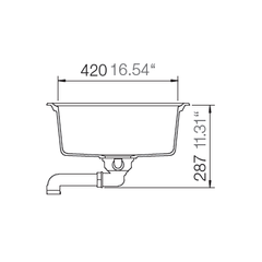 CHẬU ĐÁ HÄFELE HS20 - GED1S60 570.32.330