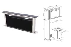 Máy hút mùi âm bàn Kocher Tesla CXW-199DW