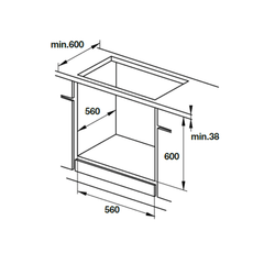 Lò nướng âm tủ Hafele 535.02.611