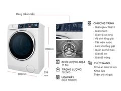 Máy giặt Electrolux Inverter 11 kg EWF1142Q7WB