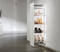 TỦ ĐỒ KHÔ GIỎ NAN TRÒN CÁNH KÉO HIGOLD 4 TẦNG 400MM 201104